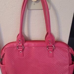 Buxton Femme Floral Tote Laptop Bag Handbag Pink